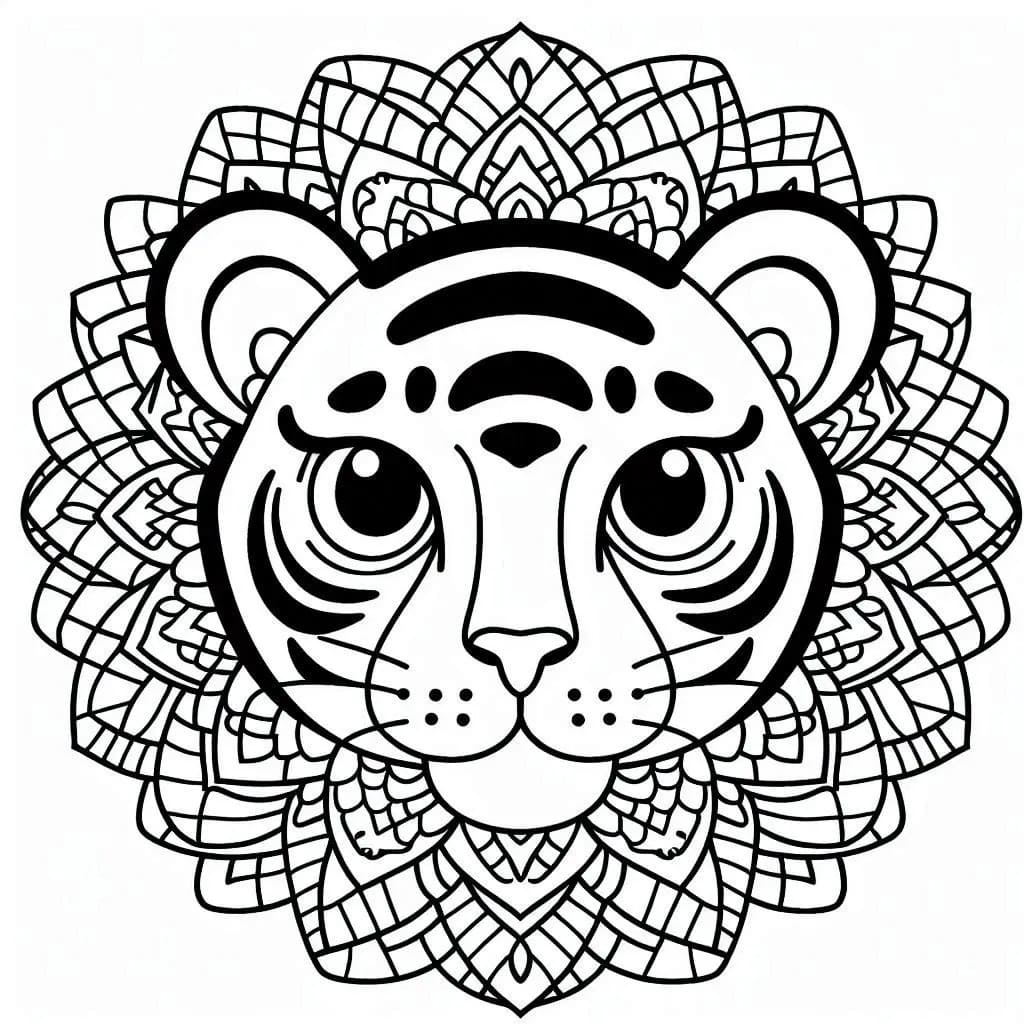 Mandalas Tigre 35